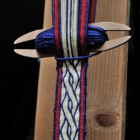 Karetkový pás dle nálezu z Birky ::::: Tablet weaving - pattern found in Birka