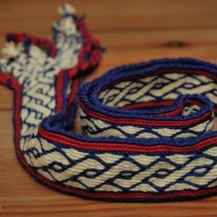 Karetkový pás dle nálezu z Birky ::::: Tablet weaving - pattern found in Birka