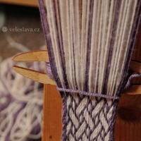 Karetkový pás dle nálezu z Birky ::::: Tablet weaving - pattern found in Birka