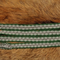 Karetkový pás - rozkvetlý strom / Tablet woven band - tree in bloom