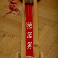 Karetkový pás - slovanské symboly / Tablet woven slavic band