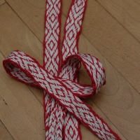 Karetkový pás - první pokusy / Tablet woven band