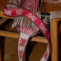 Karetkový pás - slovanské symboly / Tablet woven slavic band