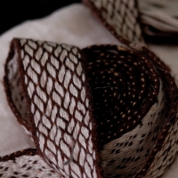 Karetkový pás - vazba / Tablet woven band