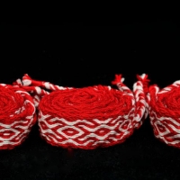 Karetkový pás - slovanský svatební / Tablet woven slavic wedding band