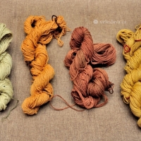 Přírodní barvení vlny